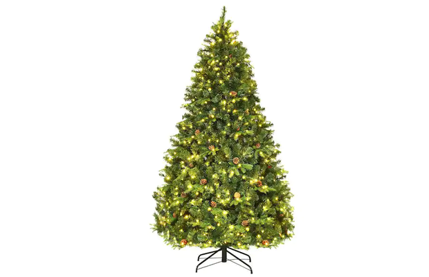 Costway 7-Foot Pre-Lit Artificial Christmas Tree (Amazon)